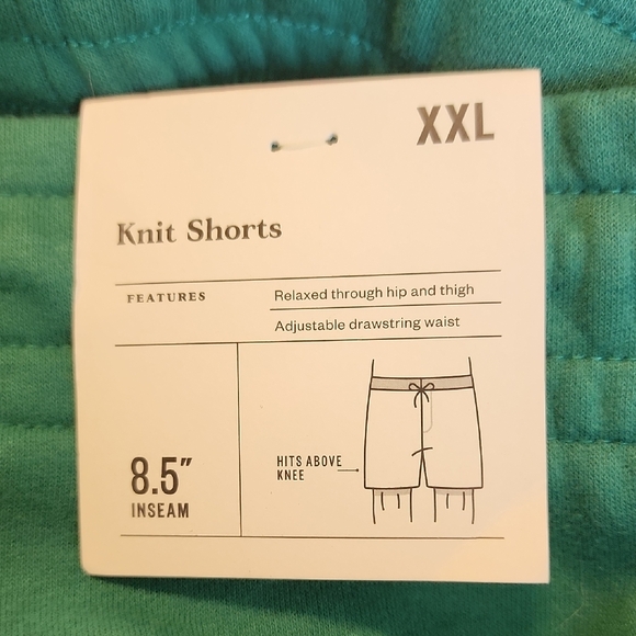 Men's Athletic Shorts in Vibrant Green - Picture 9 of 13